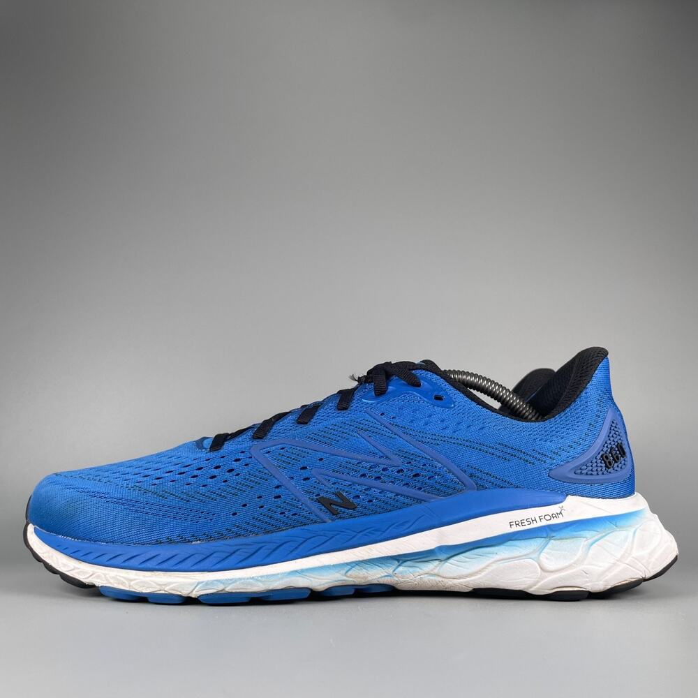 New Balance Fresh Foam 860V13 Mens 11.5 Blue Black Running Sneaker Athletic Shoe